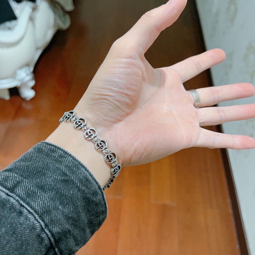 Double Gucci Interlocking Gucci Bracelet