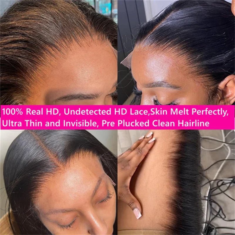 VIPbeauty 13x6 HD Full Lace Wig Body Wave Glueless Wigs Pre-Cut Lace Beginner Friendly