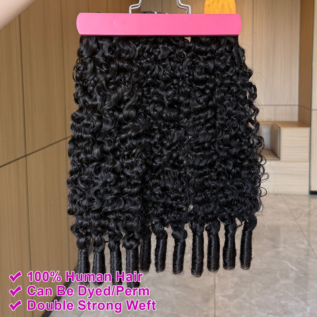 VIPbeauty Burmese Curly Bundles Human Hair Unprocessed Virgin Hair Bundles Deals