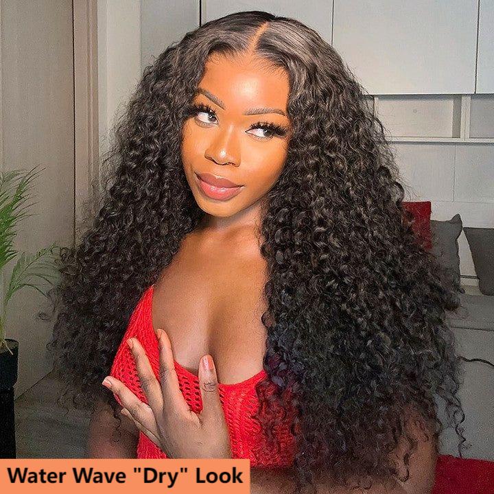 VIPbeauty 7x5 Wear Go Glueless Wig Water Wave Body Wave Lace Closure Wigs Pre Cut