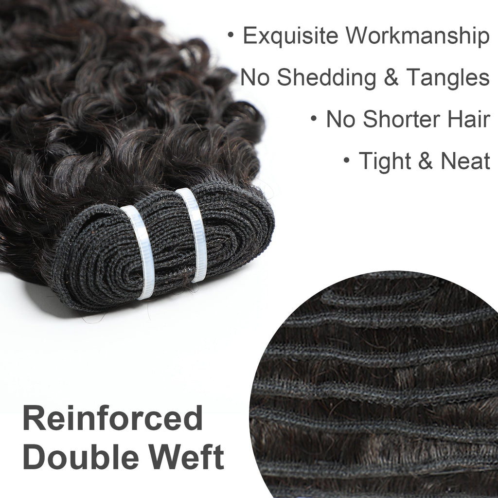 VIPbeauty Burmese Curly Bundles Human Hair Unprocessed Virgin Hair Bundles Deals