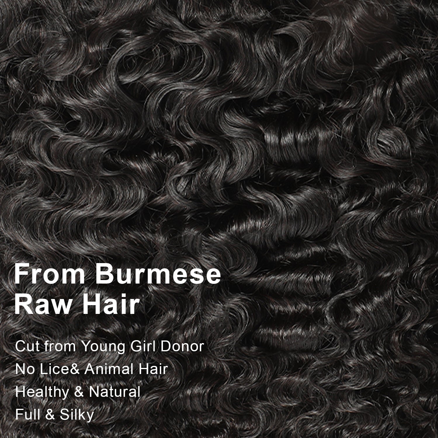 VIPbeauty Burmese Curly Bundles Human Hair Unprocessed Virgin Hair Bundles Deals