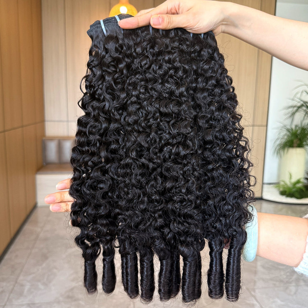 VIPbeauty Burmese Curly Bundles Human Hair Unprocessed Virgin Hair Bundles Deals