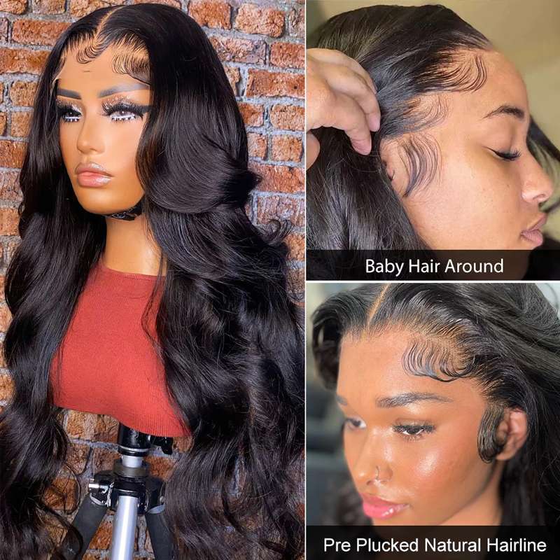 VIPbeauty Body Wave 13x6 Lace Frontal Wig Body Wave Affordable Human Hair Wigs For Women