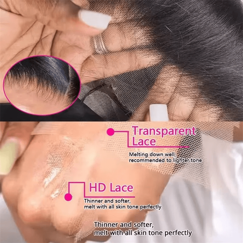 VIPbeauty Burmese Curly 13x6 Lace Frontal Wigs Pre-Cut 5x5 Lace Glueless Human Hair Wigs