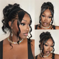 VIPbeauty Invisi-String Snug Fit 360 Lace Frontal Wigs Body Wave Human Hair Wigs