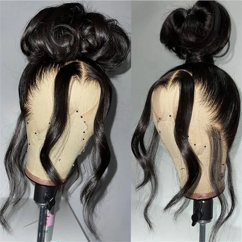 VIPbeauty Invisi-String Snug Fit 360 Lace Frontal Wigs Body Wave Human Hair Wigs
