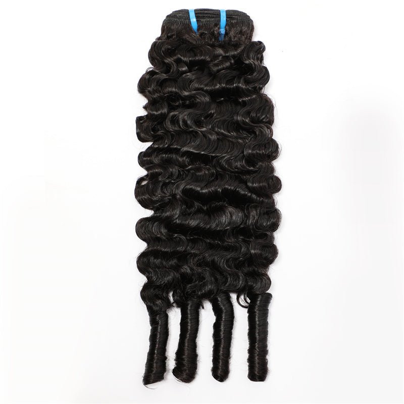 VIPbeauty Burmese Curly Virgin Soft Human Hair Extensions 1 PC/Pack