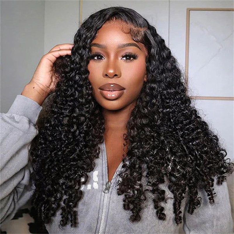 VIPbeauty Burmese Curly HD Lace Human Hair Wigs 13x4 13x6 Full Lace Wigs 180%