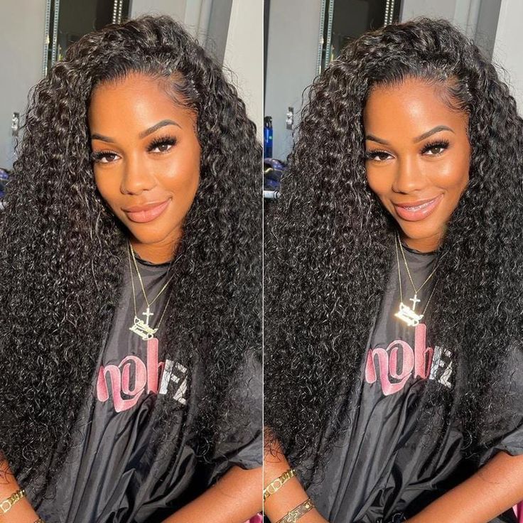 VIPbeauty HD Lace Front Wig Deep Curly 13x4 13x6 Lace Frontal Human Hair Wigs 180%