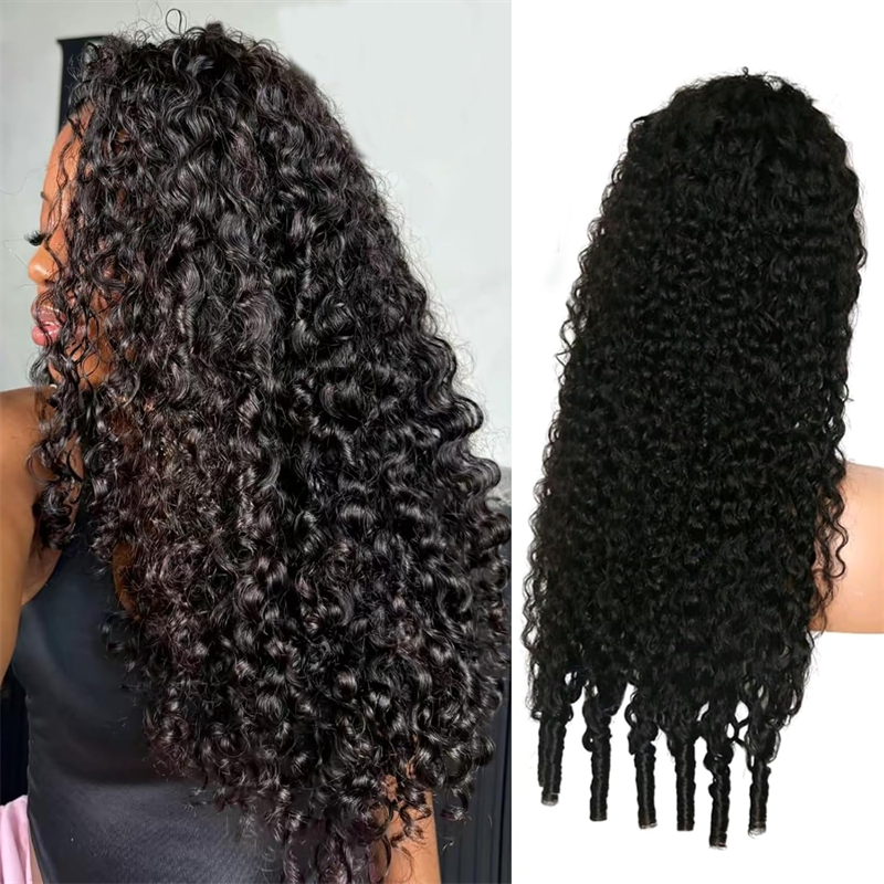 VIPbeauty Burmese Curly 13x6 Lace Frontal Wigs Pre-Cut 5x5 Lace Glueless Human Hair Wigs