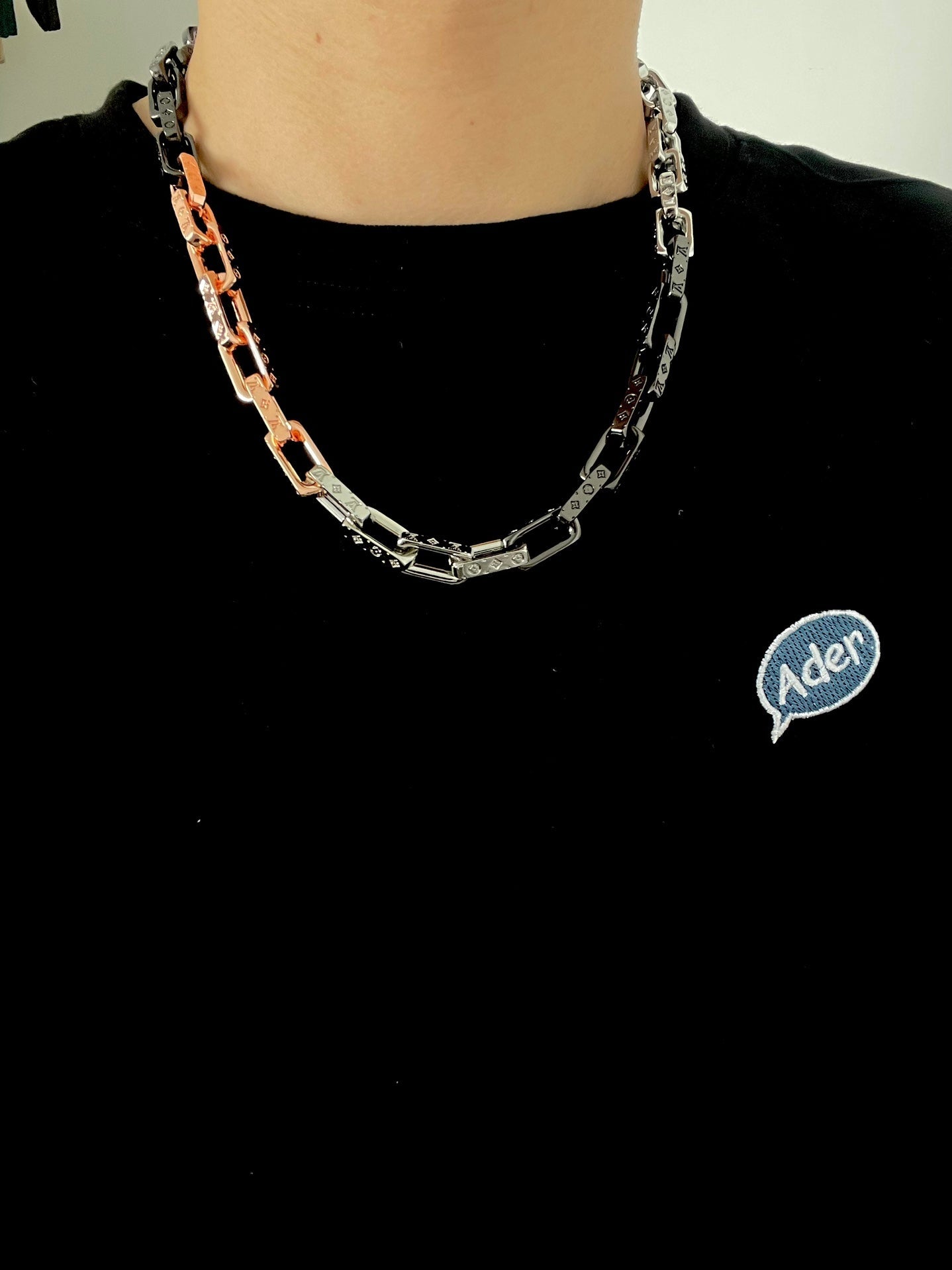 18K Louis Vuitton Monogram Chain Necklace