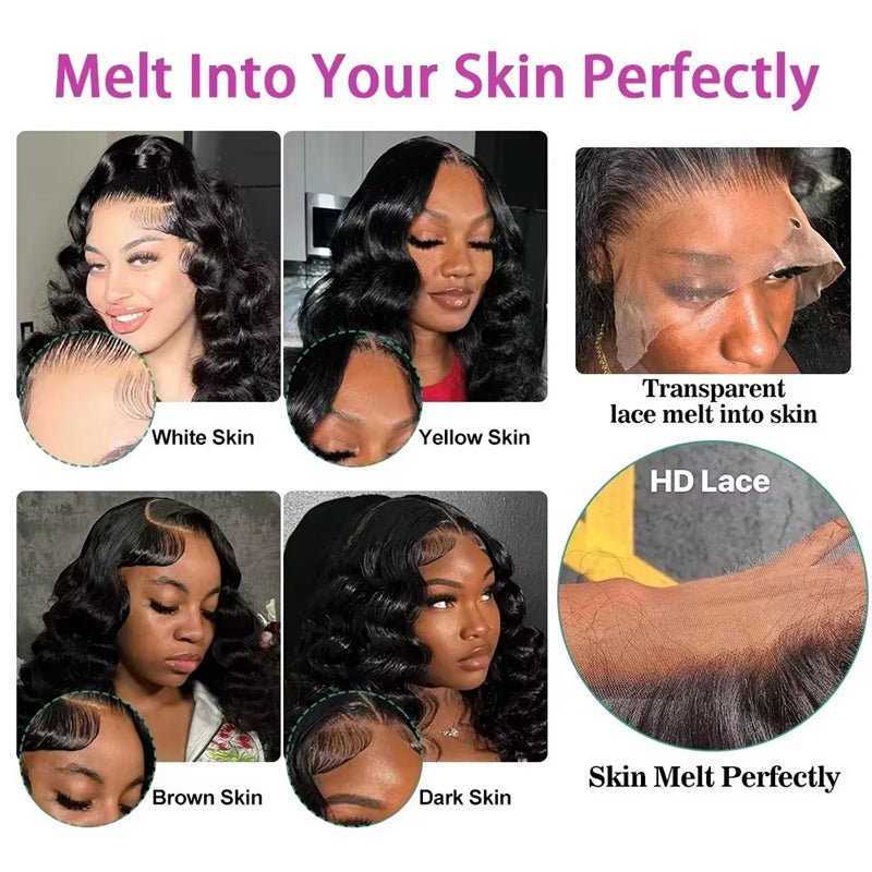 VIPbeauty HD Lace Front Wigs Burmese Curly 13x4 13x6 Human Hair Wigs