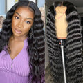 VIPbeauty 5x5 Lace Closure Glueless Wigs Loose Deep Wave Pre-Cut Ready To Go Human Hair Wig