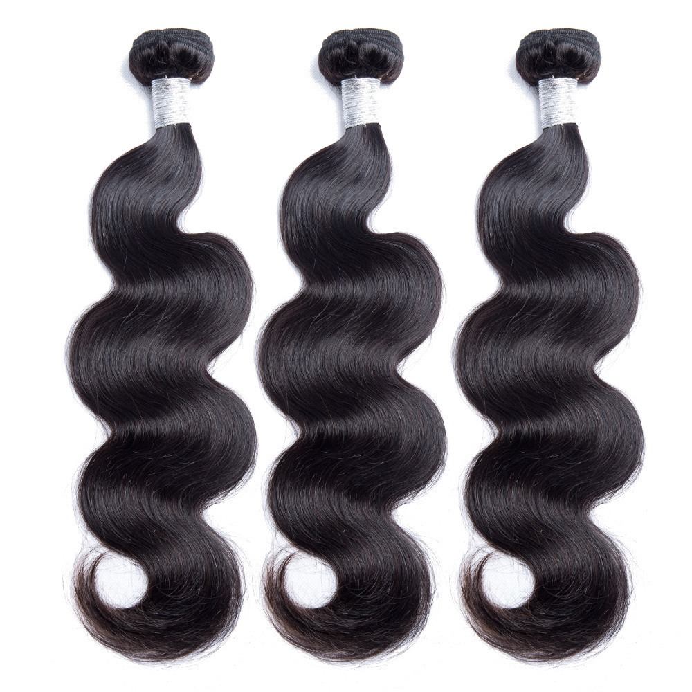 100% Raw Indian Virgin Human Hair Body Wave 3 Bundles Human Hair Extensions