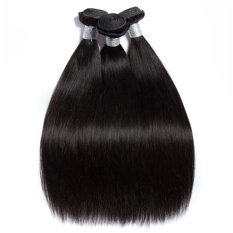 Malaysian Virgin Remy Straight Human Hair 3 Bundles Unprocessed Hair Weft
