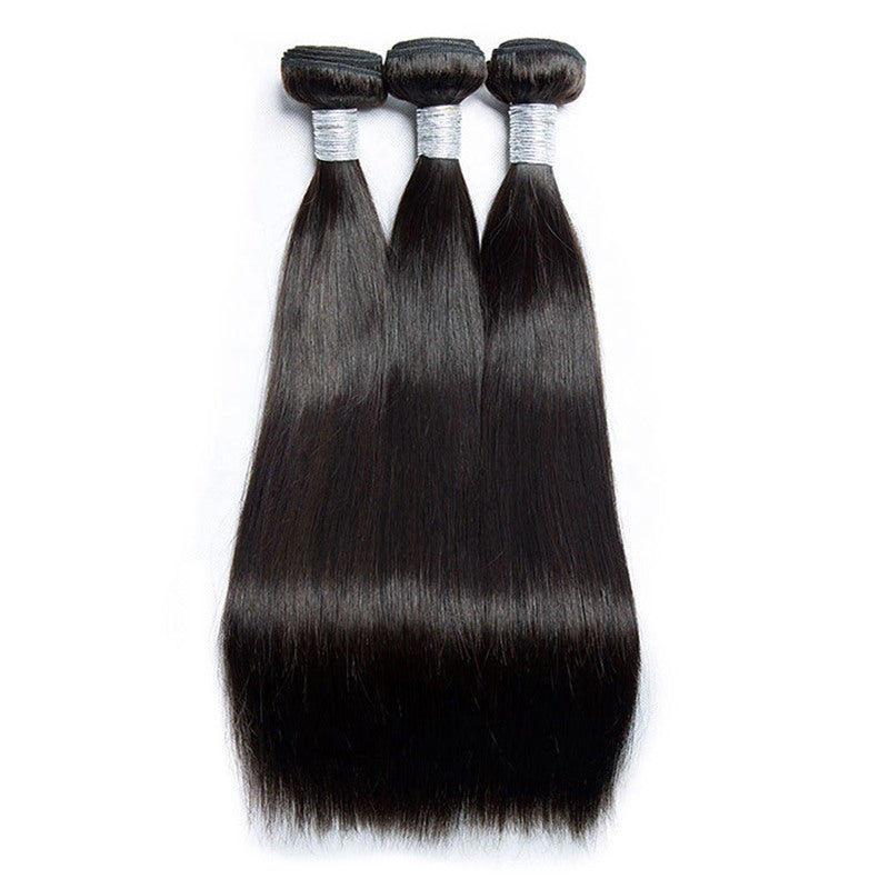 Malaysian Virgin Remy Straight Human Hair 3 Bundles Unprocessed Hair Weft