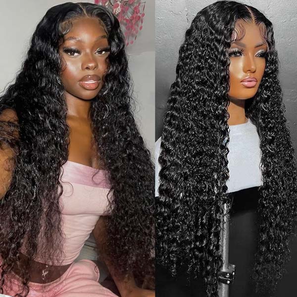 VIPbeauty Water Wave Wear Go Glueless Wigs Pre Cut 5x5 Lace Closure Wig Ready To Go